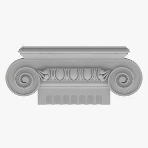 3D Pilaster Capital 002 model