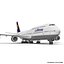 Boeing 747-8I Lufthansa aparejado