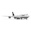 Boeing 747-8I Lufthansa aparejado