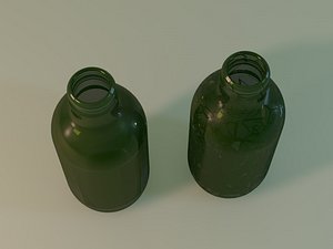3d model beer bottle