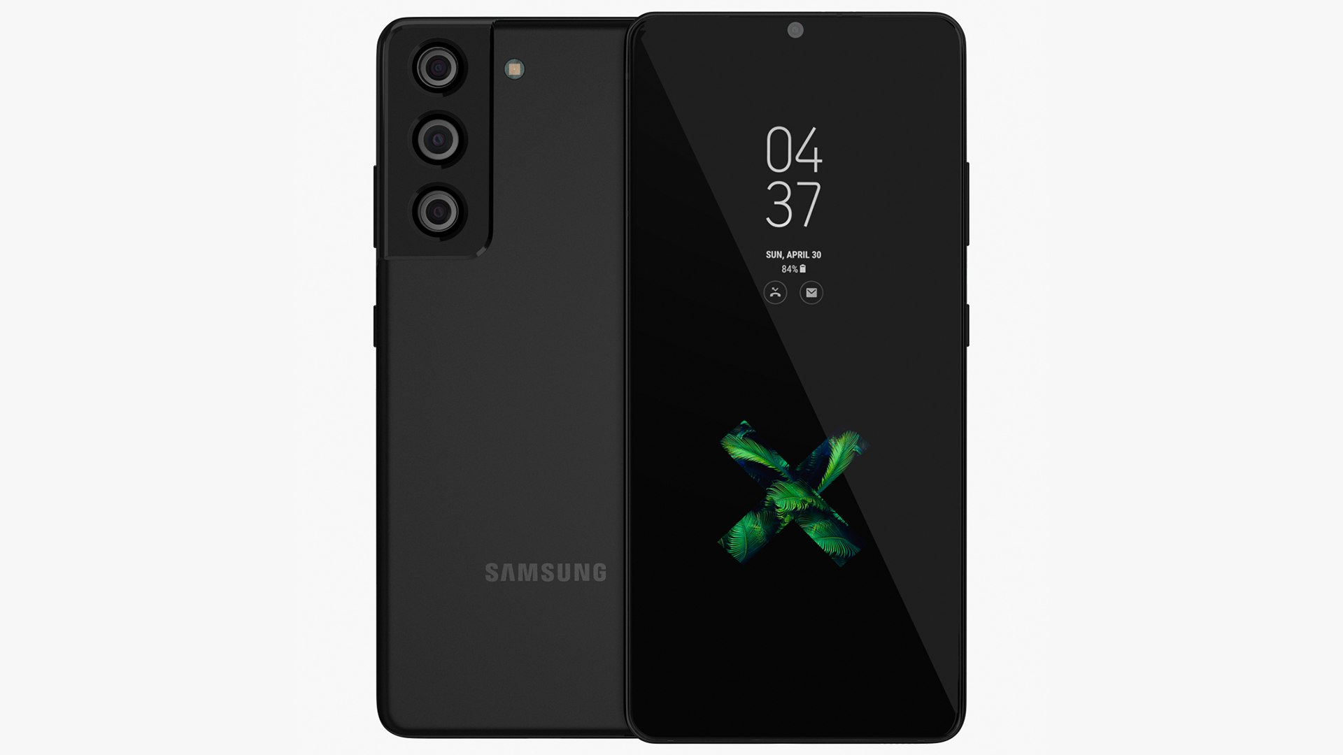 Samsung Galaxy S21 5g Black 3D model preview