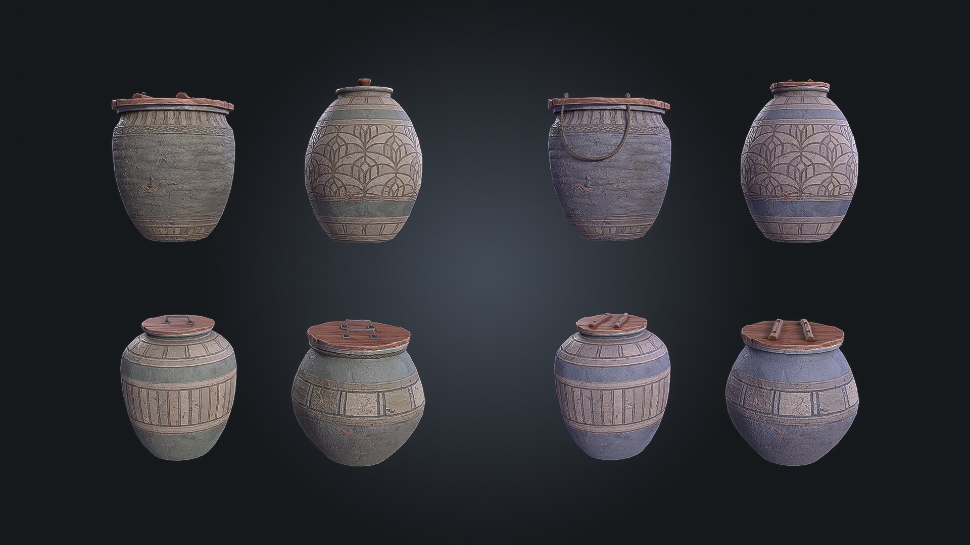 Ancient Egyptian Vessels V1 Pottery Game Ready PBR model https://p.turbosquid.com/ts-thumb/8U/FmReBc/GN/img_4/jpg/1789153683/1920x1080/fit_q87/3ed8d860437c73ea12065eae90c4c888ed768977/img_4.jpg