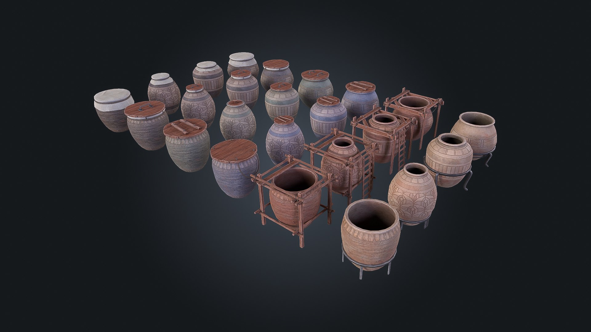 Ancient Egyptian Vessels V1 Pottery Game Ready PBR model https://p.turbosquid.com/ts-thumb/8U/FmReBc/is/img_7/jpg/1789153699/1920x1080/fit_q87/5b23a91f3f0d813cc155977a52a87142ca476f92/img_7.jpg