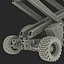 3d engine powered scissor lift model