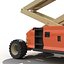 3d engine powered scissor lift model