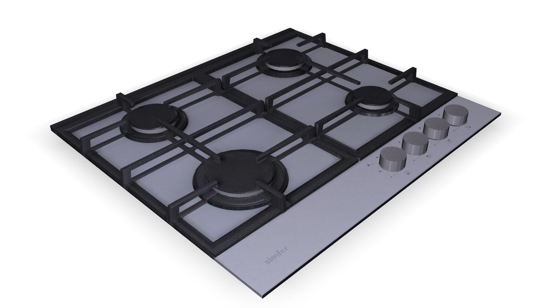 3D model Cooktop hob SIMFER H60H40W511 - TurboSquid 1804008