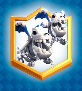 3D Clash Royale Skeleton Dragons Card