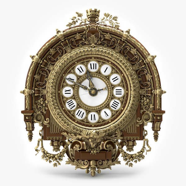 clock orsay 3d max