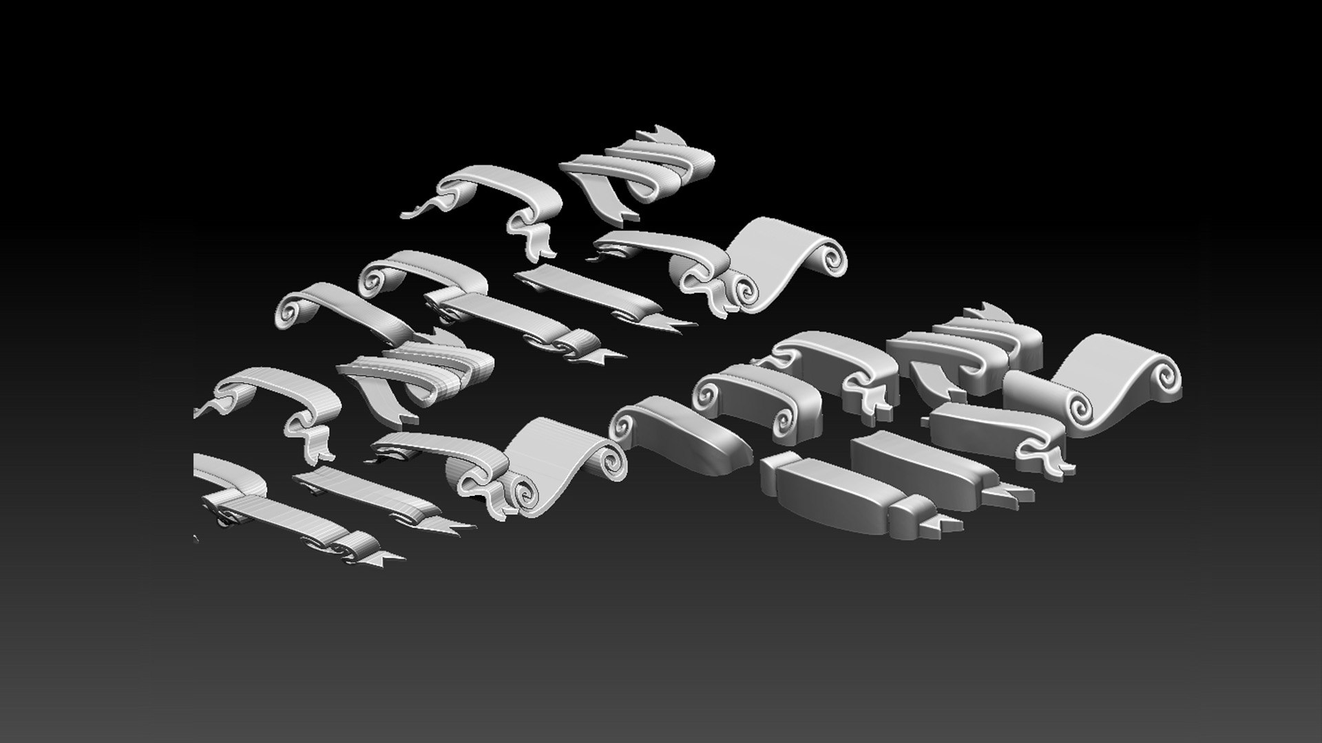 RIBBONS 3D Model - TurboSquid 2063783