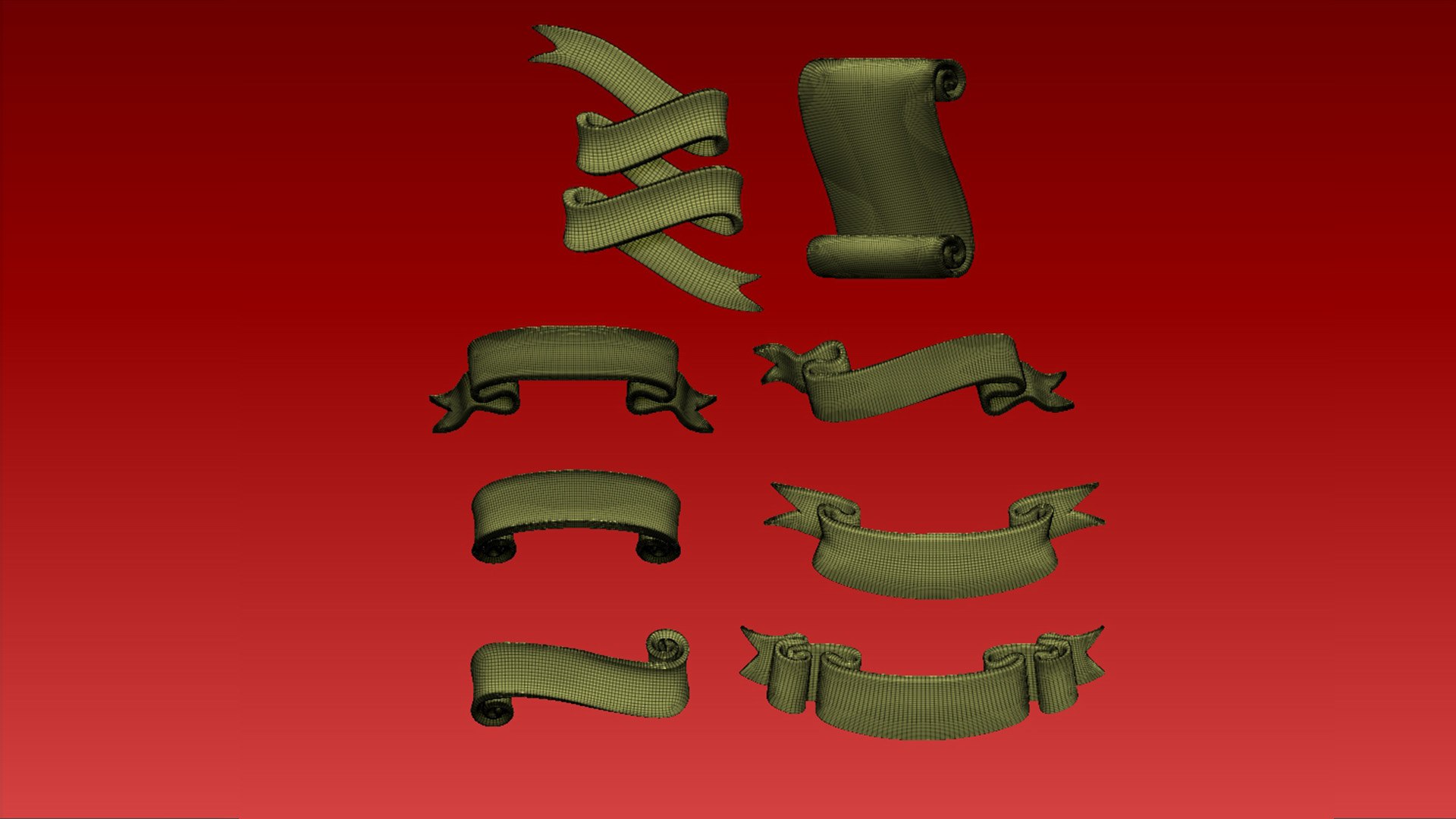 RIBBONS 3D model - TurboSquid 2063783