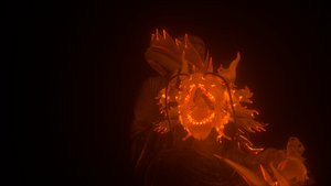Fire Dragon Rig 3D model
