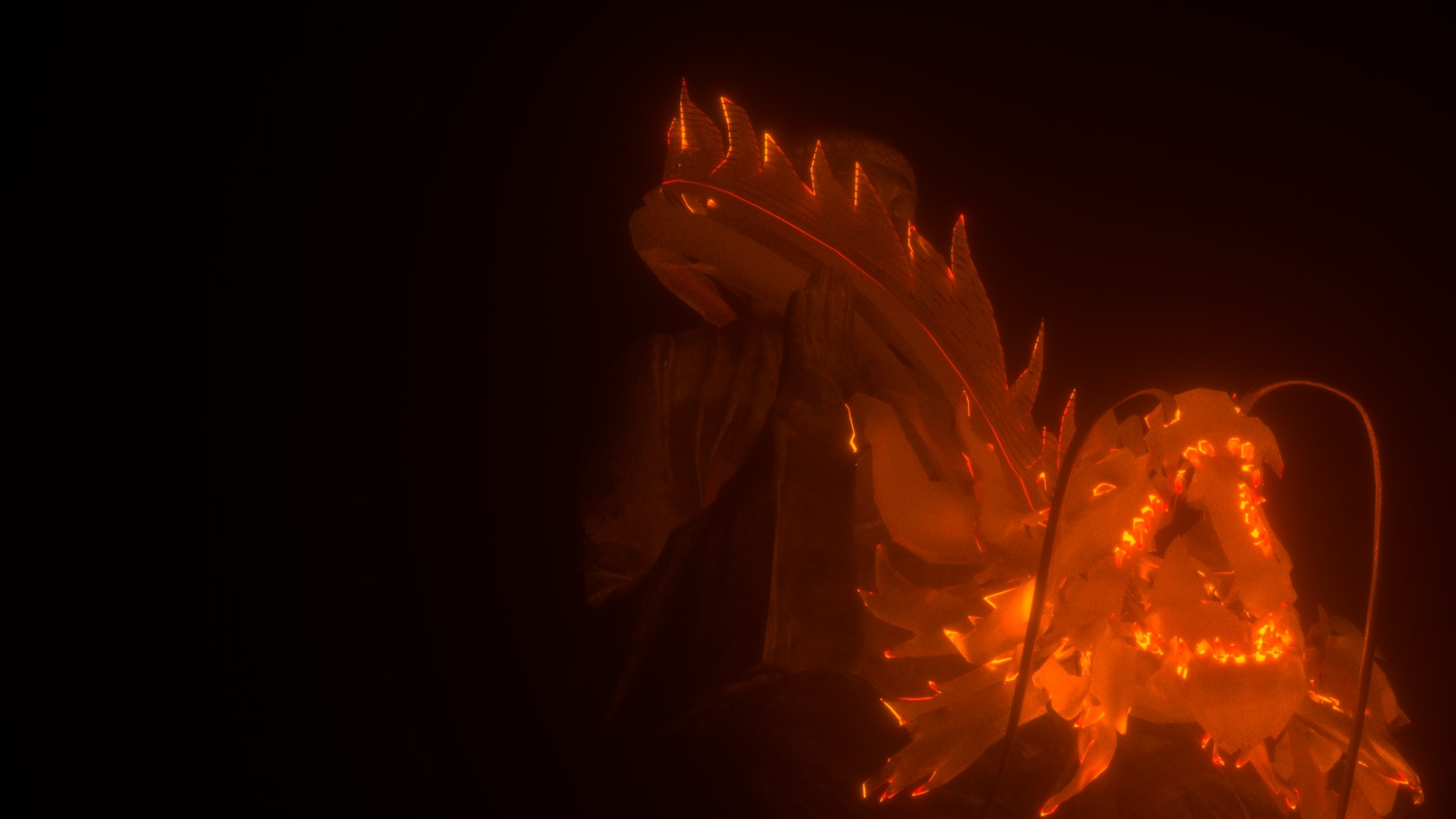 Fire Dragon Rig 3D Model - TurboSquid 2343014