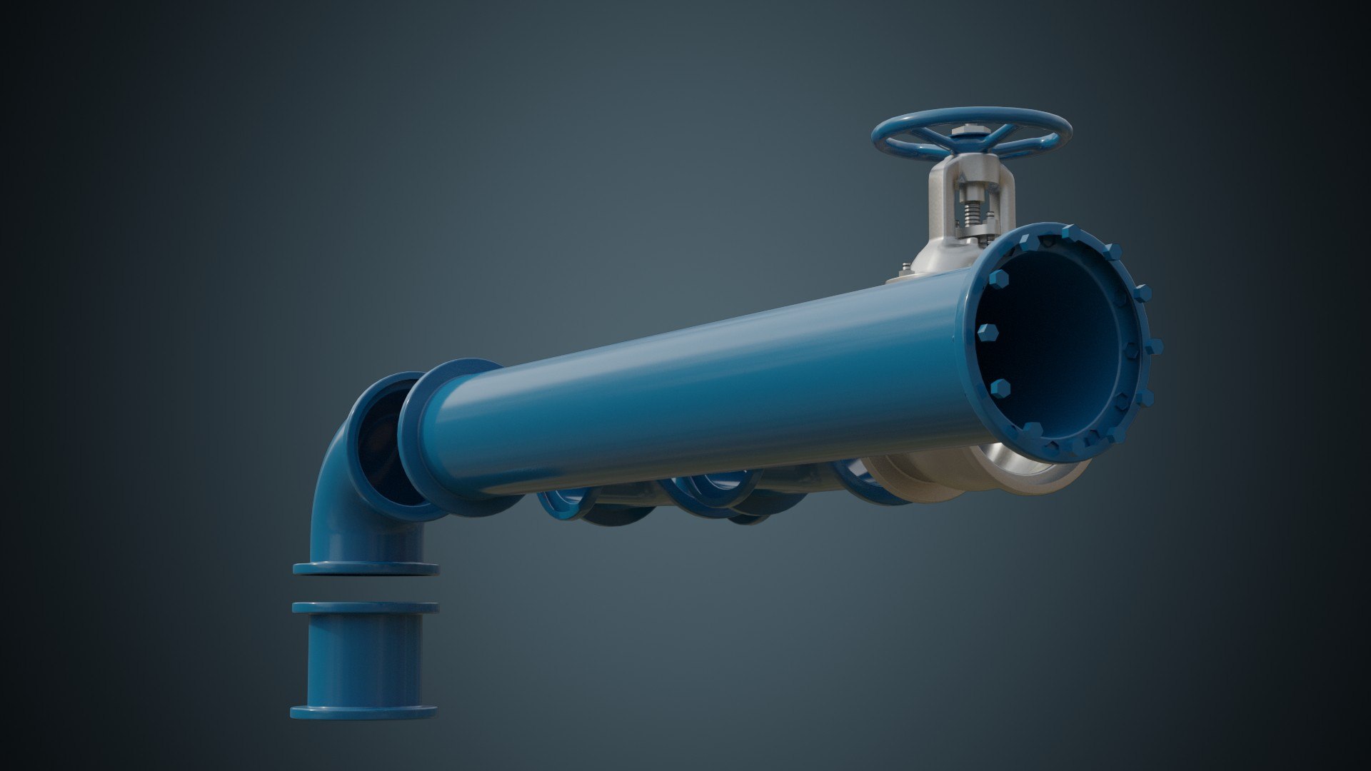 Industrial Pipes 6A 3D Model - TurboSquid 1997258