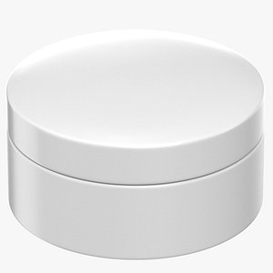Skin Product Containers Part 01 Type 01 Blank and Generic Basic Poses 3D model