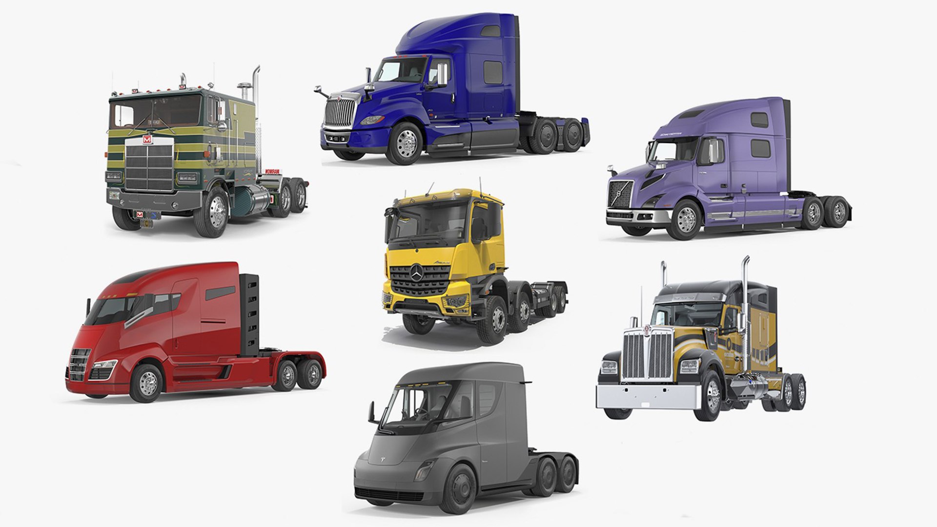 Semi Trucks Collection 3D model https://p.turbosquid.com/ts-thumb/8U/XqRHmK/3c/semitruckscollection3dmodel002/jpg/1763836187/1920x1080/fit_q87/425a77d8b0b074b69f9187aa7630421adfd358bc/semitruckscollection3dmodel002.jpg