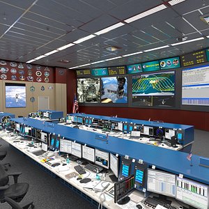 nasa mission control room model