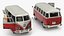 3D model Classic Volkswagen Type 2 Bus Rigged