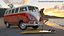 3D model Classic Volkswagen Type 2 Bus Rigged