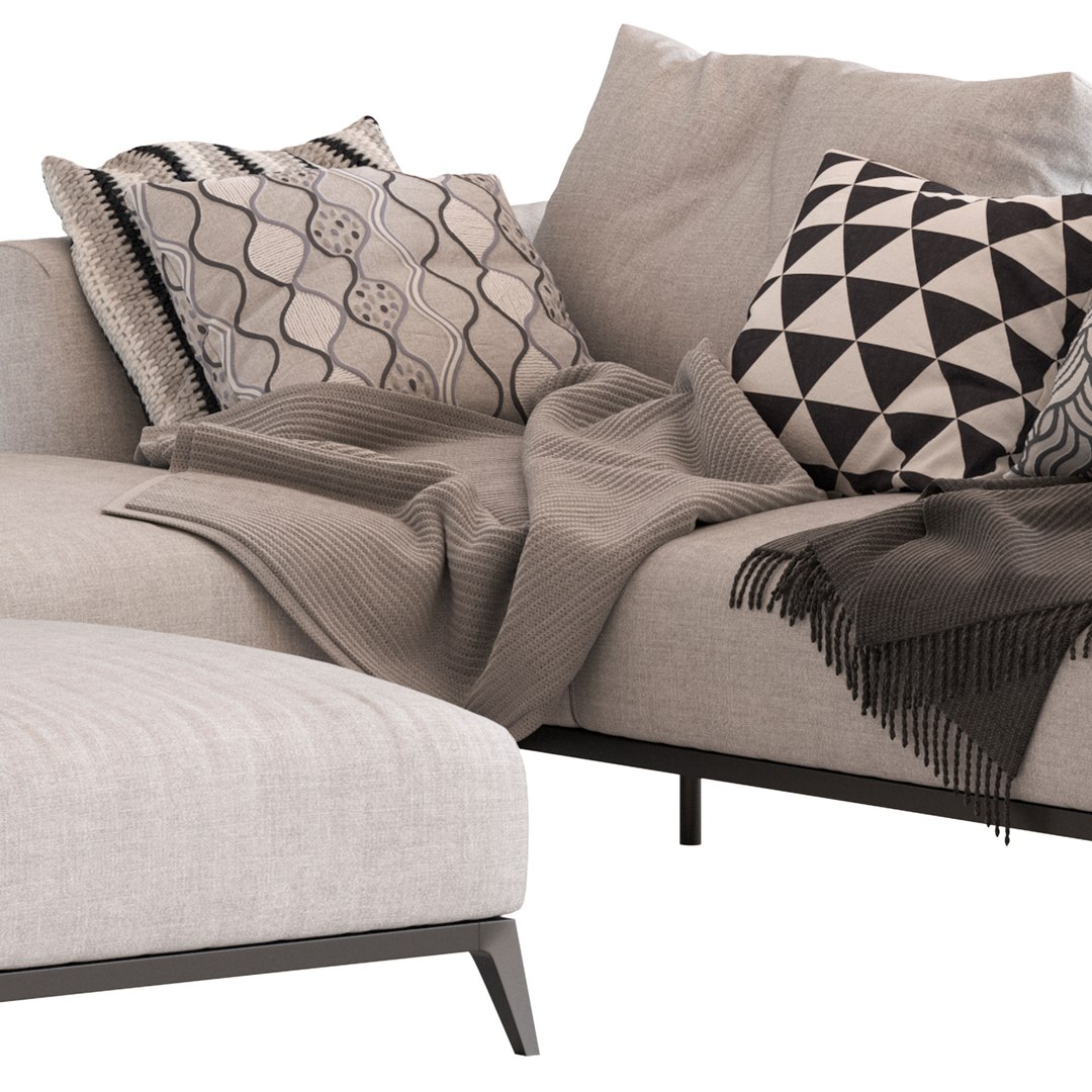 3D model Flou Oliver Sofa type7 - TurboSquid 2179050