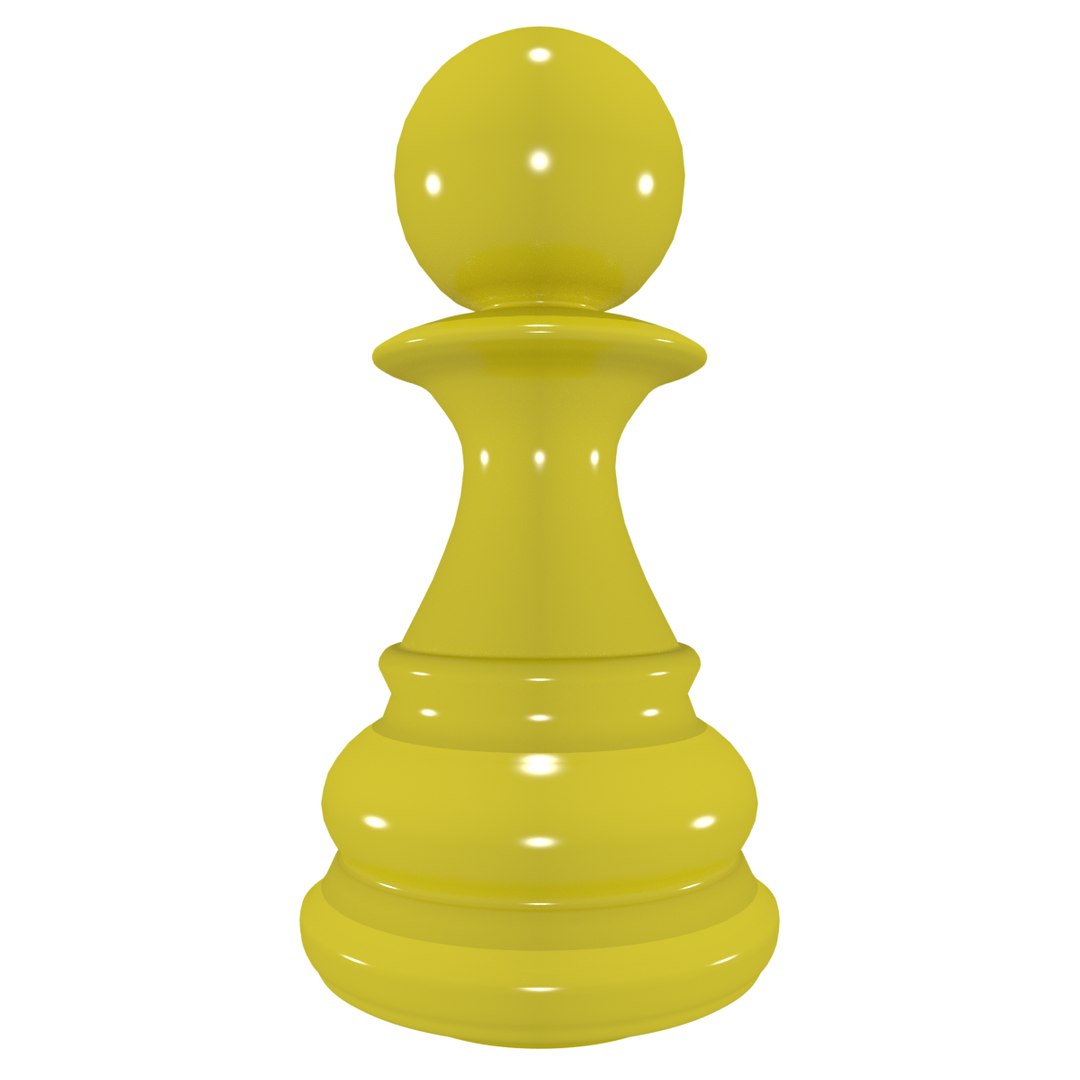 3d Chess Pawn Model