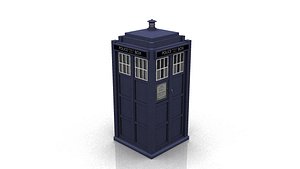 police box 3d max