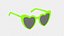 Eyewear Heart Frame Sunglasses