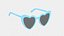 Eyewear Heart Frame Sunglasses