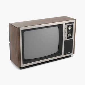 Vintage TV 3D model