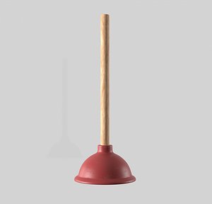 3D Toilet Plunger PBR