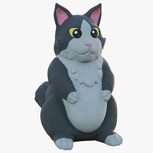 Cat Statue Asset
