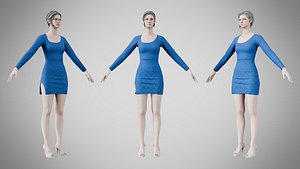 Dress 54 Tory Blue