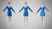 Dress 54 Tory Blue