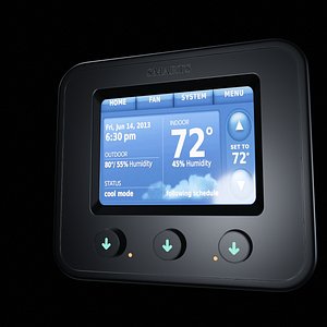 Electronic devices and accessories Smart Thermostat 3D model