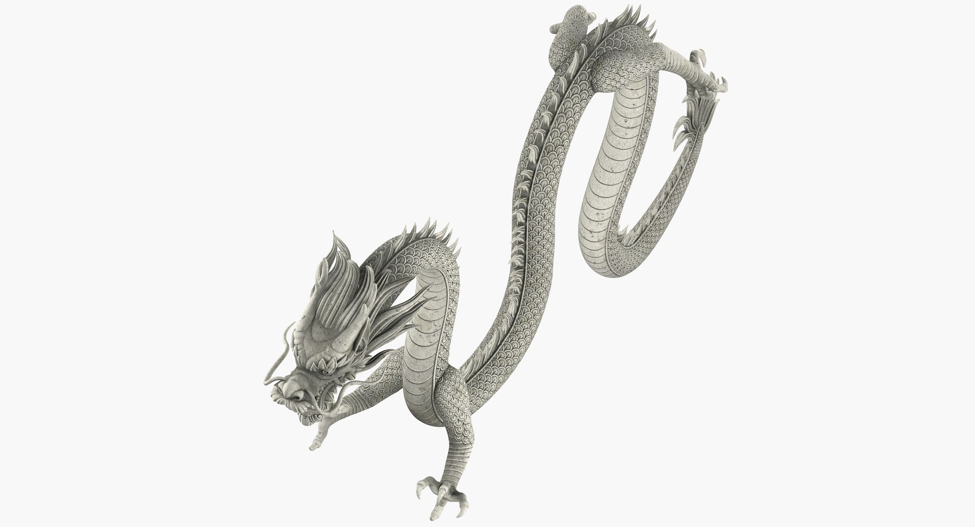 3D Chinese Dragon Rig Model - TurboSquid 1244871