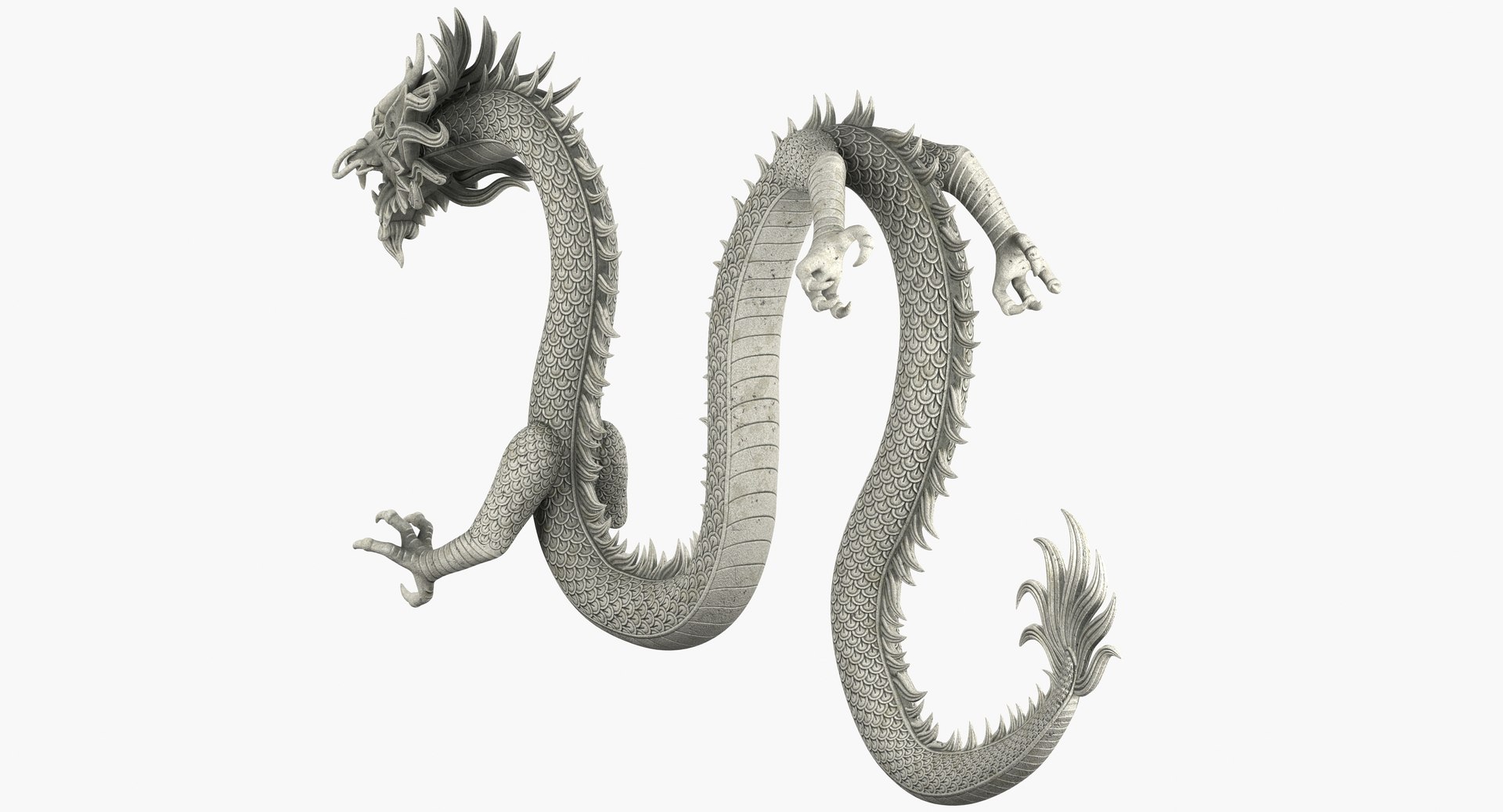 3D Chinese Dragon Rig Model - TurboSquid 1244871