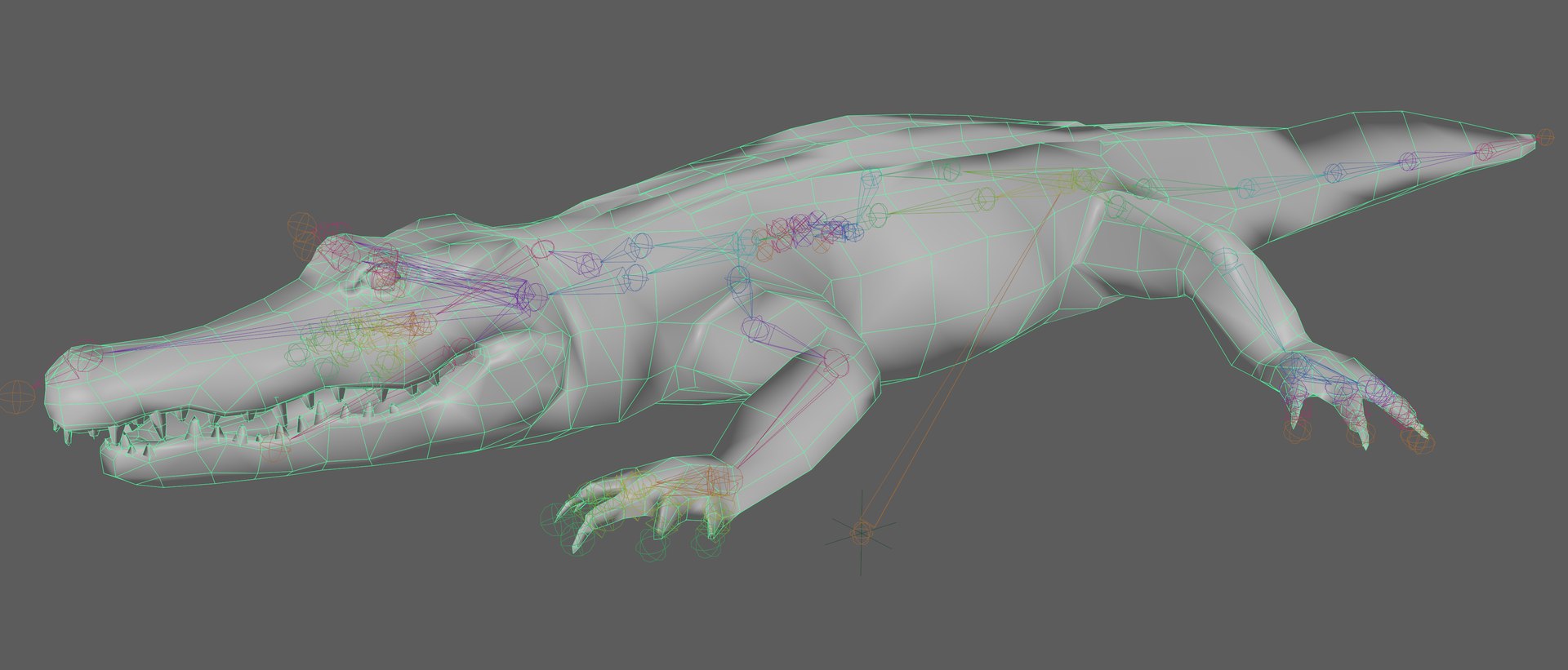 Crocodile Rig 3D - TurboSquid 2107289