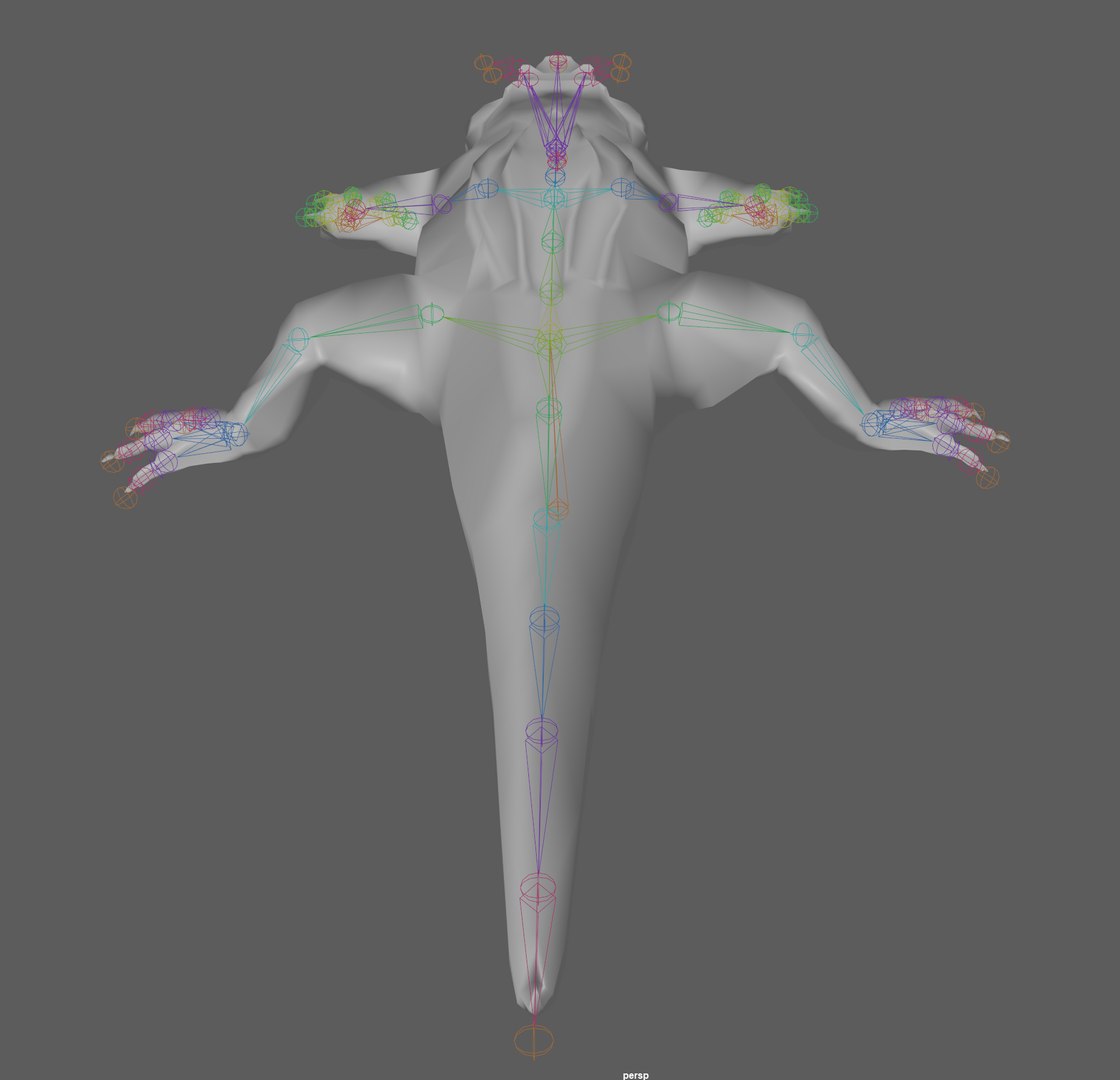 Crocodile Rig 3D - TurboSquid 2107289