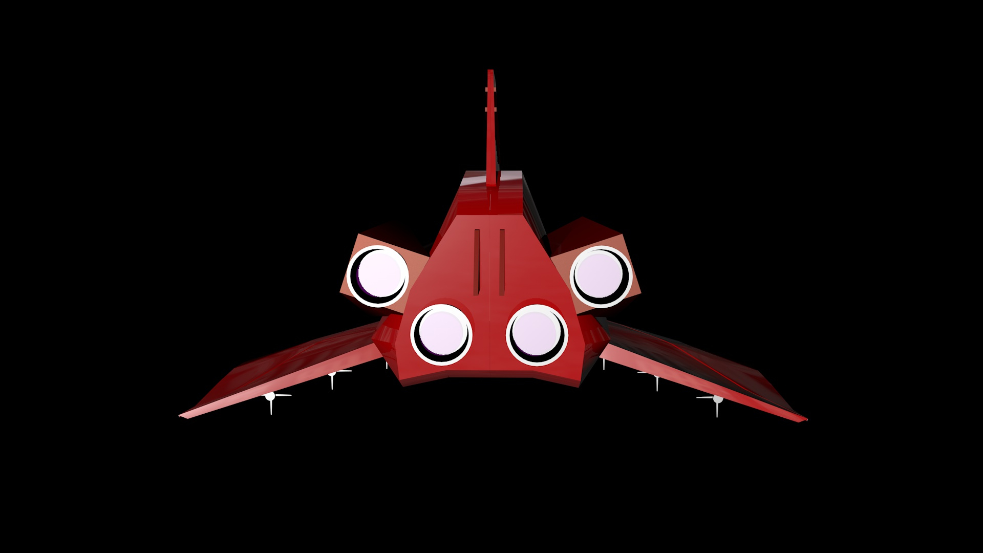Jet fighter Red 3D model - TurboSquid 1844581