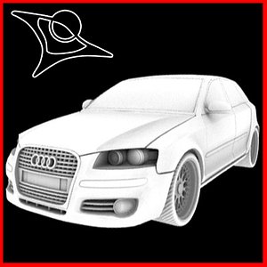 3d model audi a3