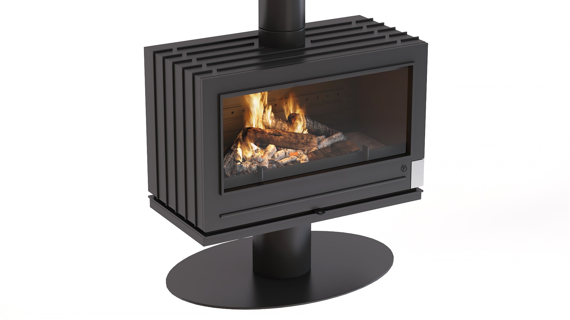 Stove-fireplace INVICTA Elton On A Leg Model - TurboSquid 2352693