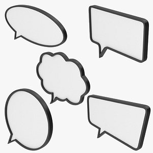 3D Speech Bubbles