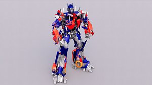 Transformer robot Optimus Prime 3D