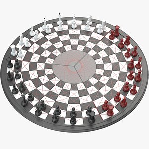 Conjunto de tabuleiro de xadrez Modelo 3D - TurboSquid 2078926