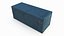 Frachtcontainer 20 Fuß ISO High und Low Poly PBR LOD
