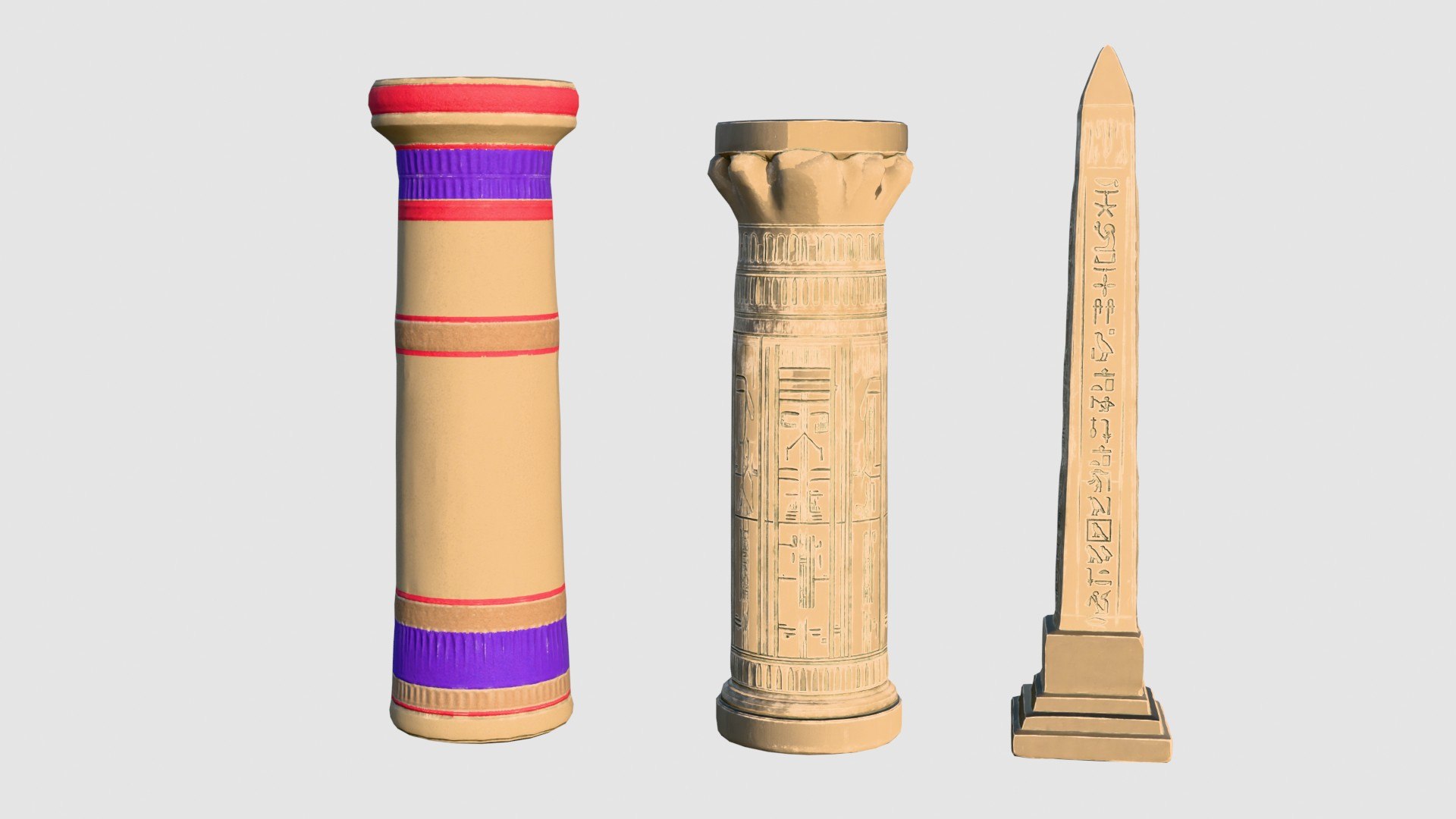 3D model Ancient Egyptian Pillars https://p.turbosquid.com/ts-thumb/8V/EtSYwF/jB/eg_col_03/jpg/1788407820/1920x1080/fit_q87/724ad31d929e5cf3477c536caab378437b6e297b/eg_col_03.jpg