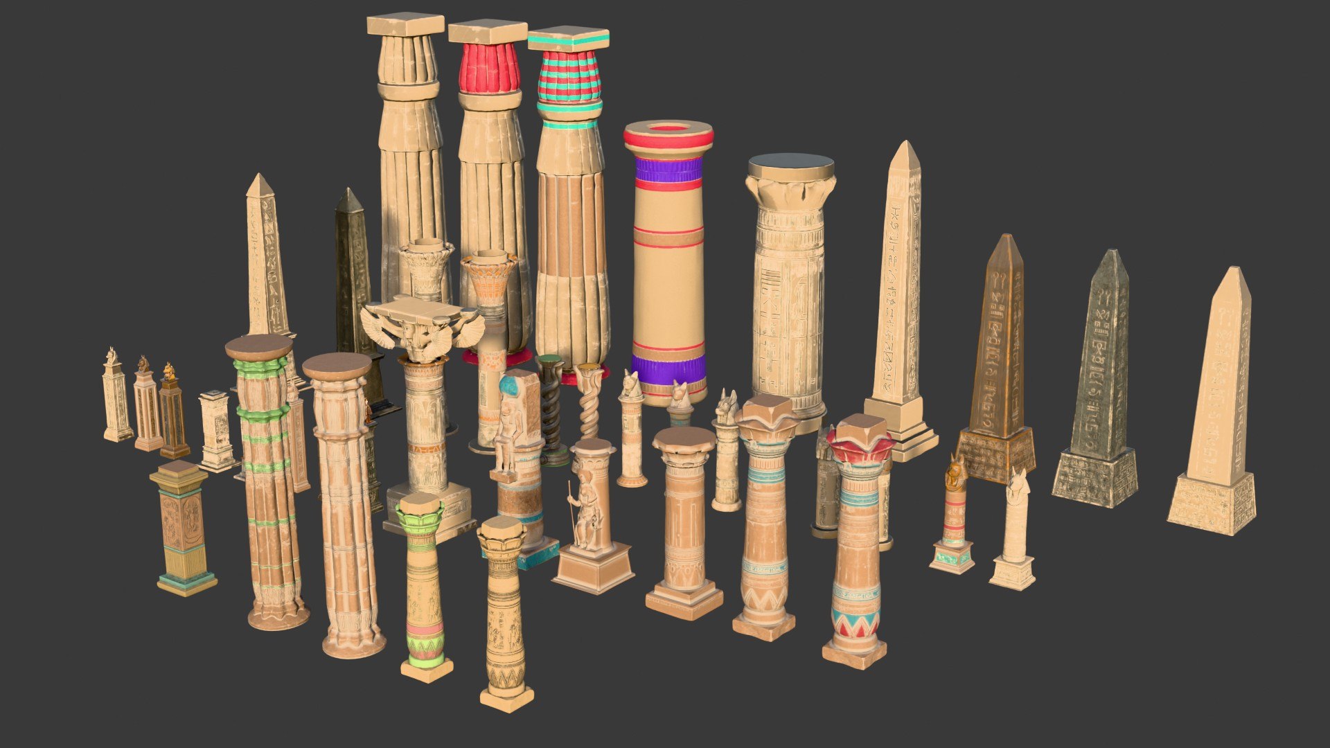 3D model Ancient Egyptian Pillars https://p.turbosquid.com/ts-thumb/8V/EtSYwF/lX/eg_col_18/jpg/1788407893/1920x1080/fit_q87/2f13a5d12c74e8038c22326e822b72e2216f5812/eg_col_18.jpg