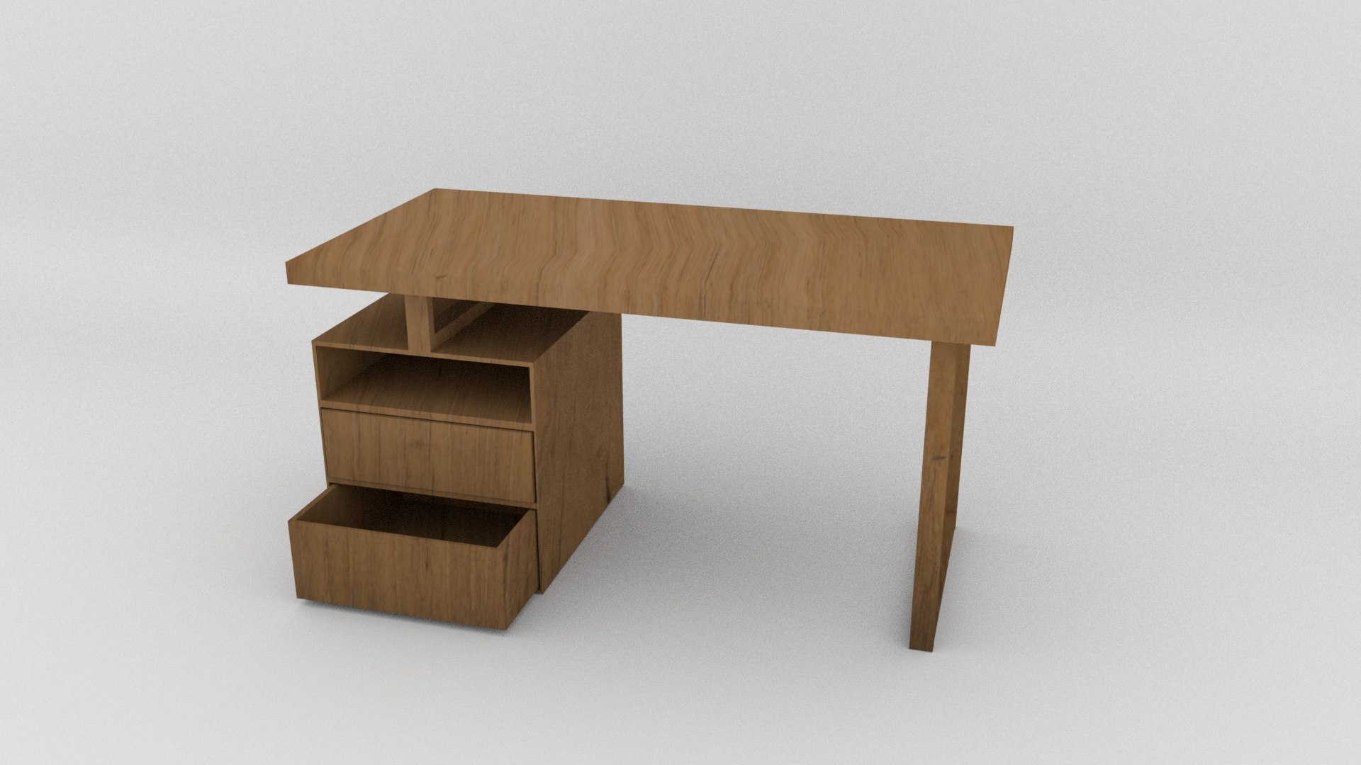 3D Model Study Table - TurboSquid 1852980