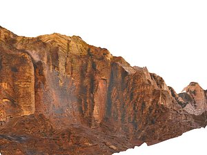 Wadi Rum Mars Mountains 3D model