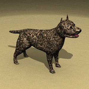 3ds max pitbull dogs pit