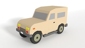 3D jeep car